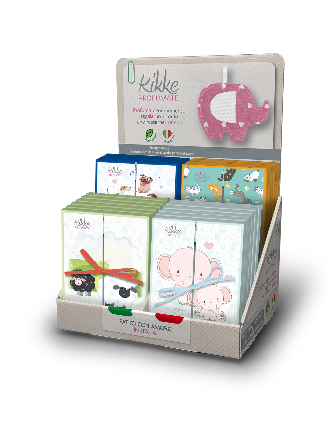 Espositore da banco collezione GLI ANIMALI da 24pz con 4 soggetti (Copia)
