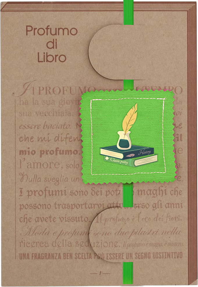 ESPOSITORE PROFUMO DI LIBRO - GENERI LETTERARI