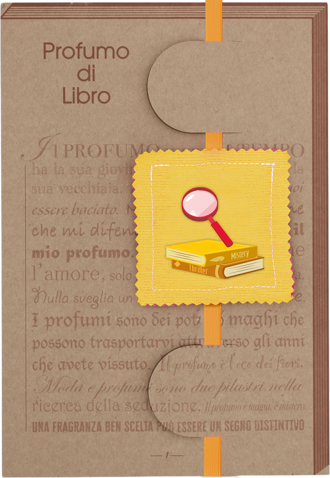 ESPOSITORE PROFUMO DI LIBRO - GENERI LETTERARI