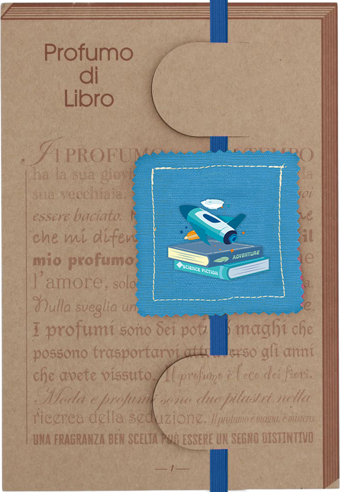 ESPOSITORE PROFUMO DI LIBRO - GENERI LETTERARI